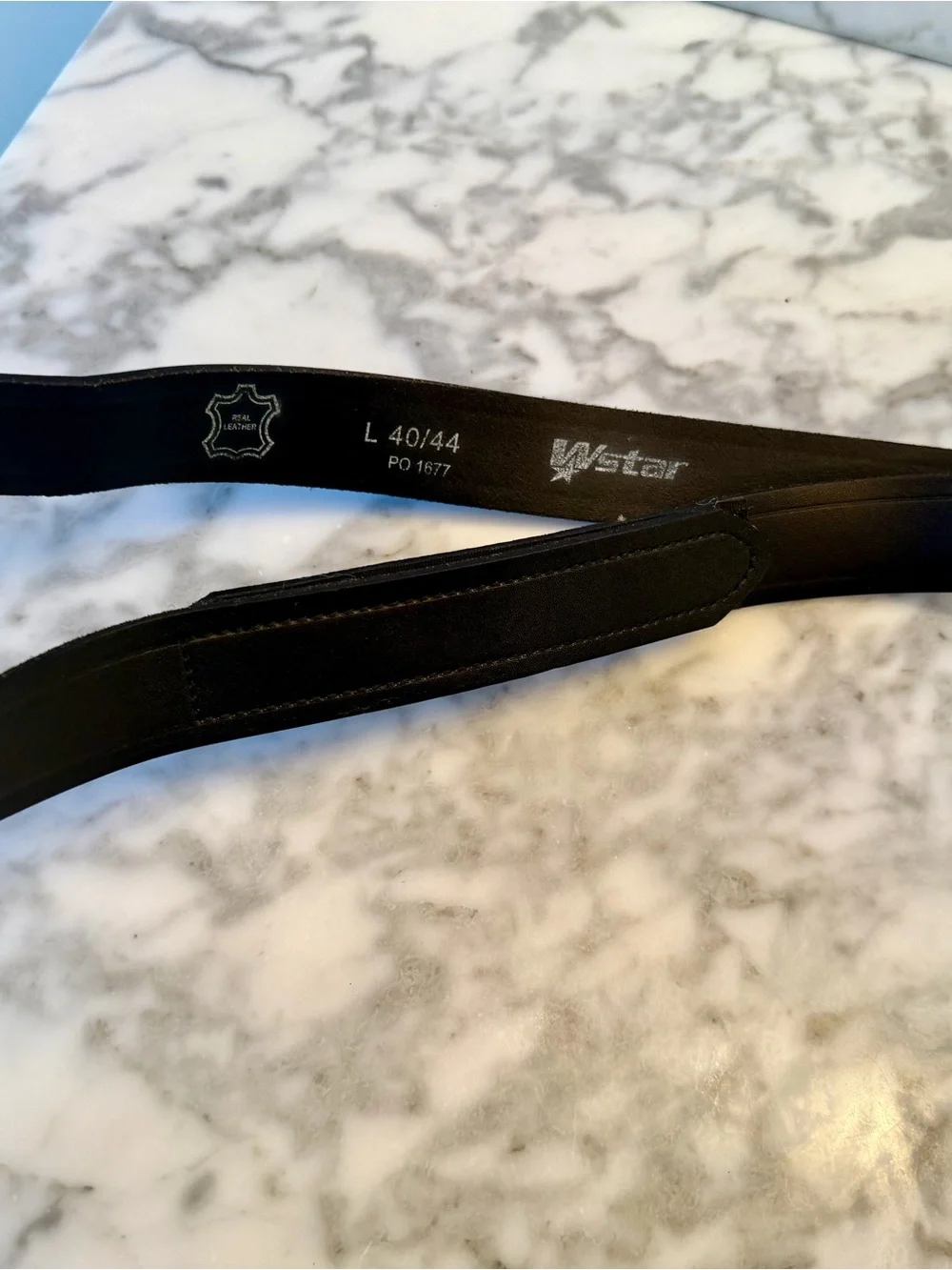 Workwear Outfitters Wstar Leather Belt Hook & Loop (No Buckle) Size L 40-44”
